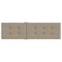 Voir la diapositive 5 : VIDAXL Coussin de chaise de terrasse taupe (75+105)x50x4 cm