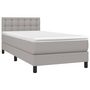 Voir la diapositive 3 : VIDAXL Sommier a lattes de lit avec matelas et LED Gris clair 80x200cm
