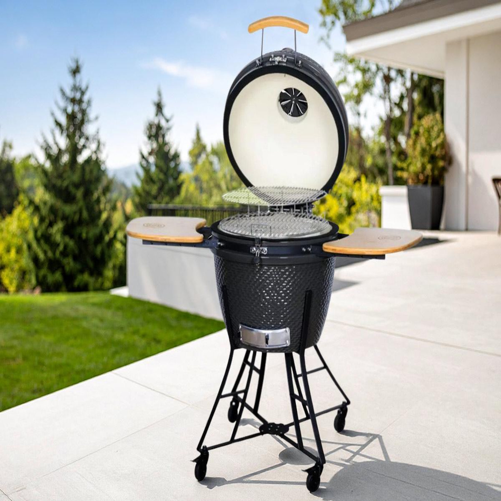 Voir la diapositive 2 : SOMAGIC Barbecue charbon kamado kamagic 24 - somagic