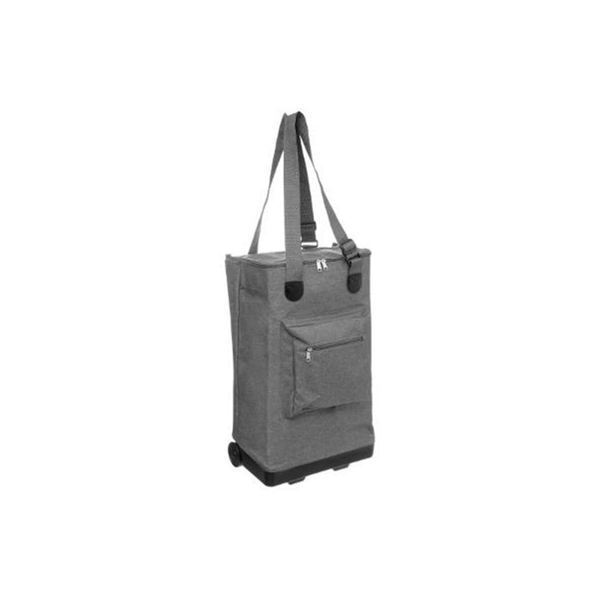 FIVE Chariot de marché 30l  roulant  34cm gris