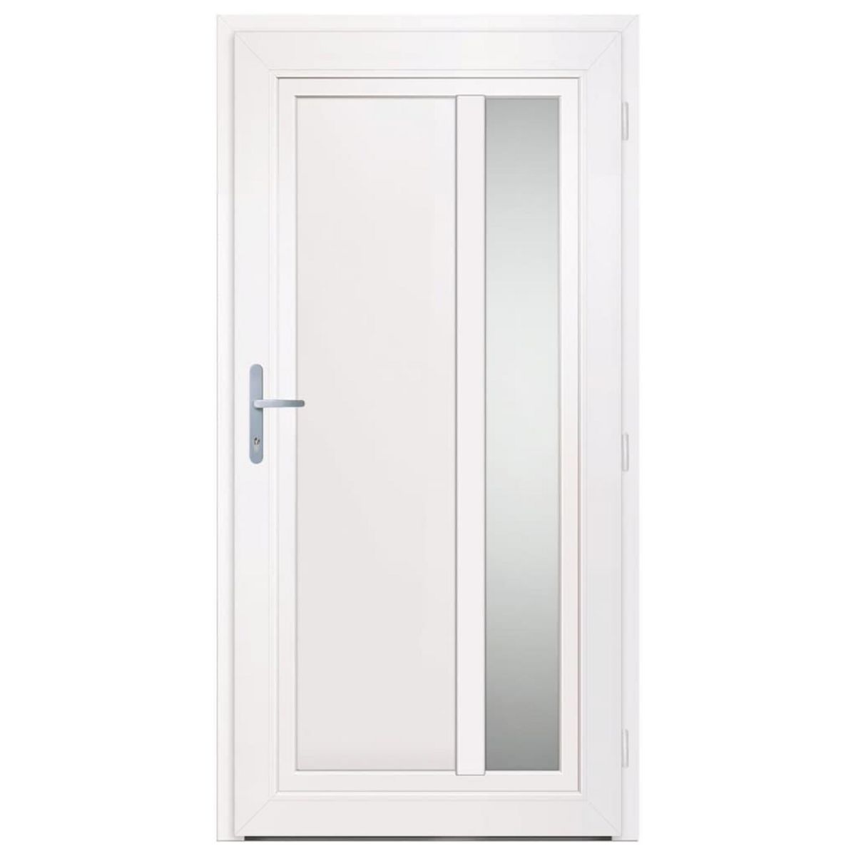 VIDAXL Porte d'entree anthracite 108x208 cm PVC