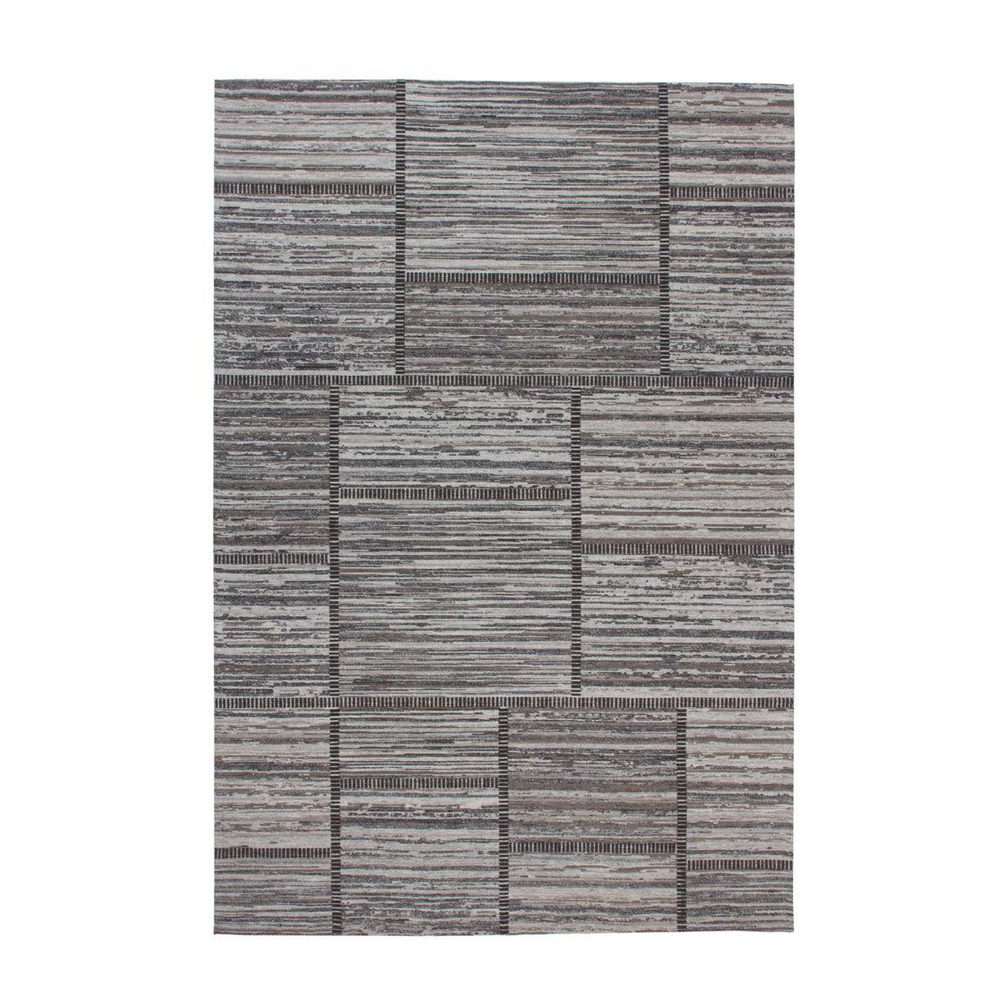 Voir la diapositive 1 : Paris Prix Tapis Imprimé Jacquard  Phoenix  Naturel & Gris