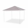  Toile de toit pour tonnelle 3x3m Elusa - toile de rechange pergola, toile de remplacement