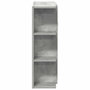 Voir la diapositive 5 : VIDAXL Armoire a miroir de bain Gris beton 80x20,5x64 cm Agglomere