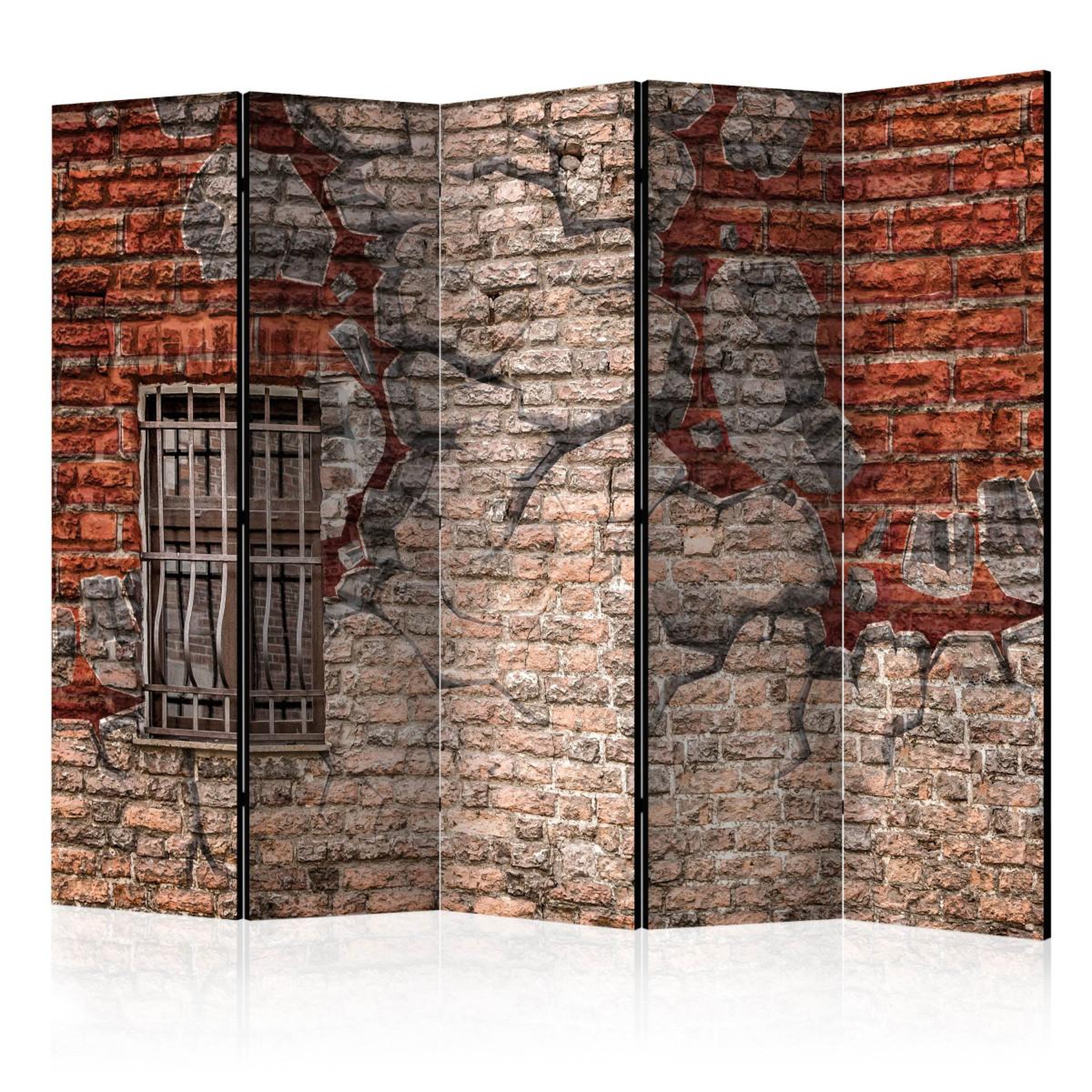Paris Prix Paravent 5 volets  break the wall  172x225cm