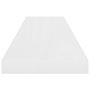 Voir la diapositive 5 : VIDAXL Etagere murale flottante 2 pcs Blanc brillant 90x23,5x3,8cm MDF
