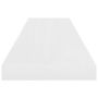 Voir la diapositive 5 : VIDAXL Etagere murale flottante 2 pcs Blanc brillant 90x23,5x3,8cm MDF