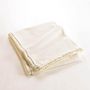 Voir la diapositive 2 : Paris Prix Plaid Uni en Coton  Lucile  180x220cm Naturel