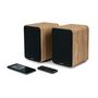 Voir la diapositive 6 : THOMSON THOMSON WS602DUO - Ensemble de 2 enceintes avec caisson en bois - 100W - Bluetooth 5.0 - 2 sorties RCA - Bois clair
