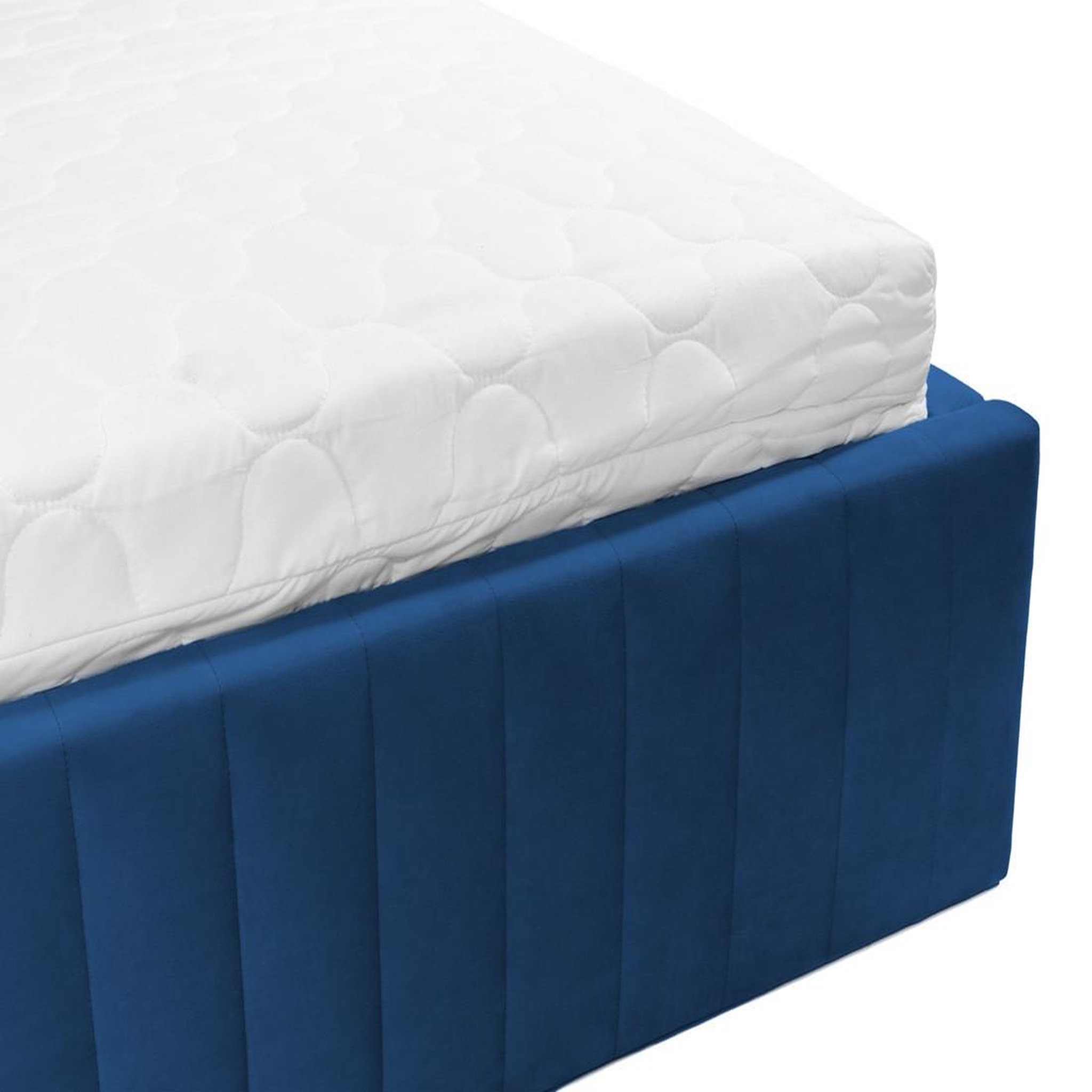 Voir la diapositive 6 : BEST MOBILIER Stuart - lit coffre - 180x200 cm - sommier inclus - en velours