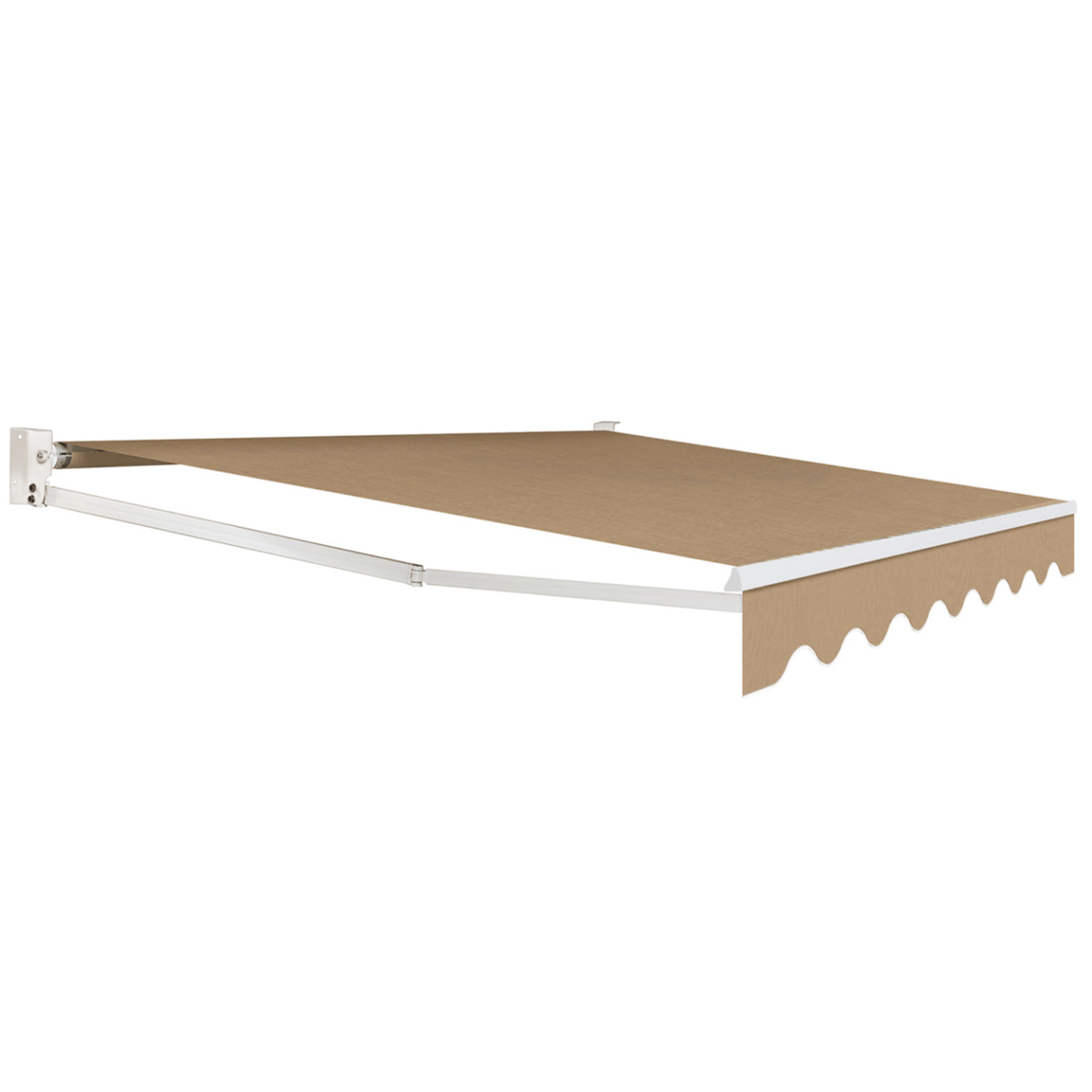 ID MARKET Store banne manuel 3,80x3 M taupe