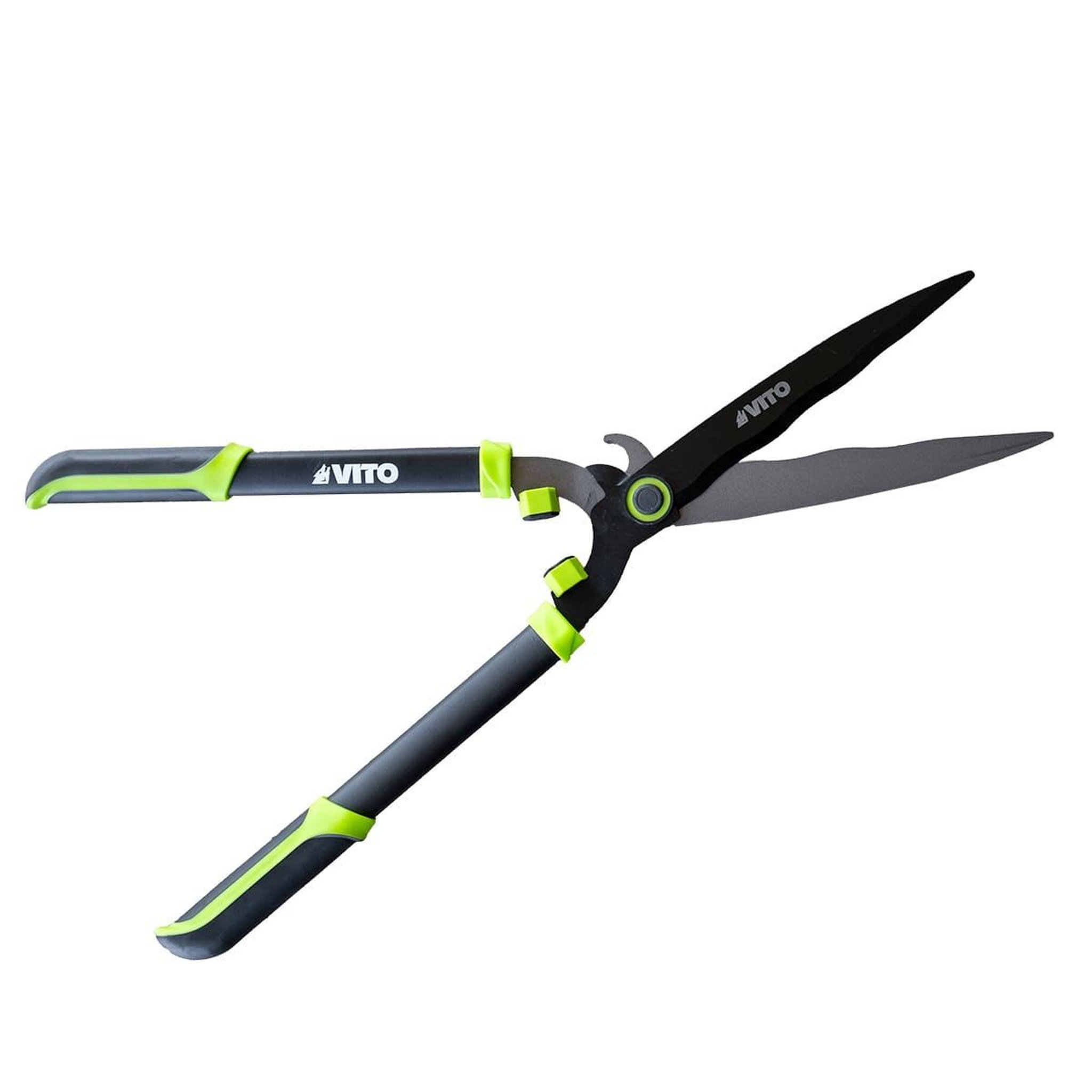 VITO Cisaille de jardin 2 en 1 avec lame 27,5 cm + Sécateur Coupe Branches - Taille et Elagage Haies Feuillage VITO