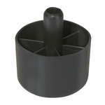 CENTRALE BRICO Patin plastique à emboîter, Diam.50 x H.34 mm