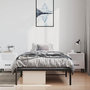 Voir la diapositive 3 : VIDAXL Cadre de lit metal sans matelas noir 100x200 cm