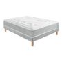 Voir la diapositive 4 : Matelas mémoire de forme et ressorts ensachés 140x190 cm CILAOS