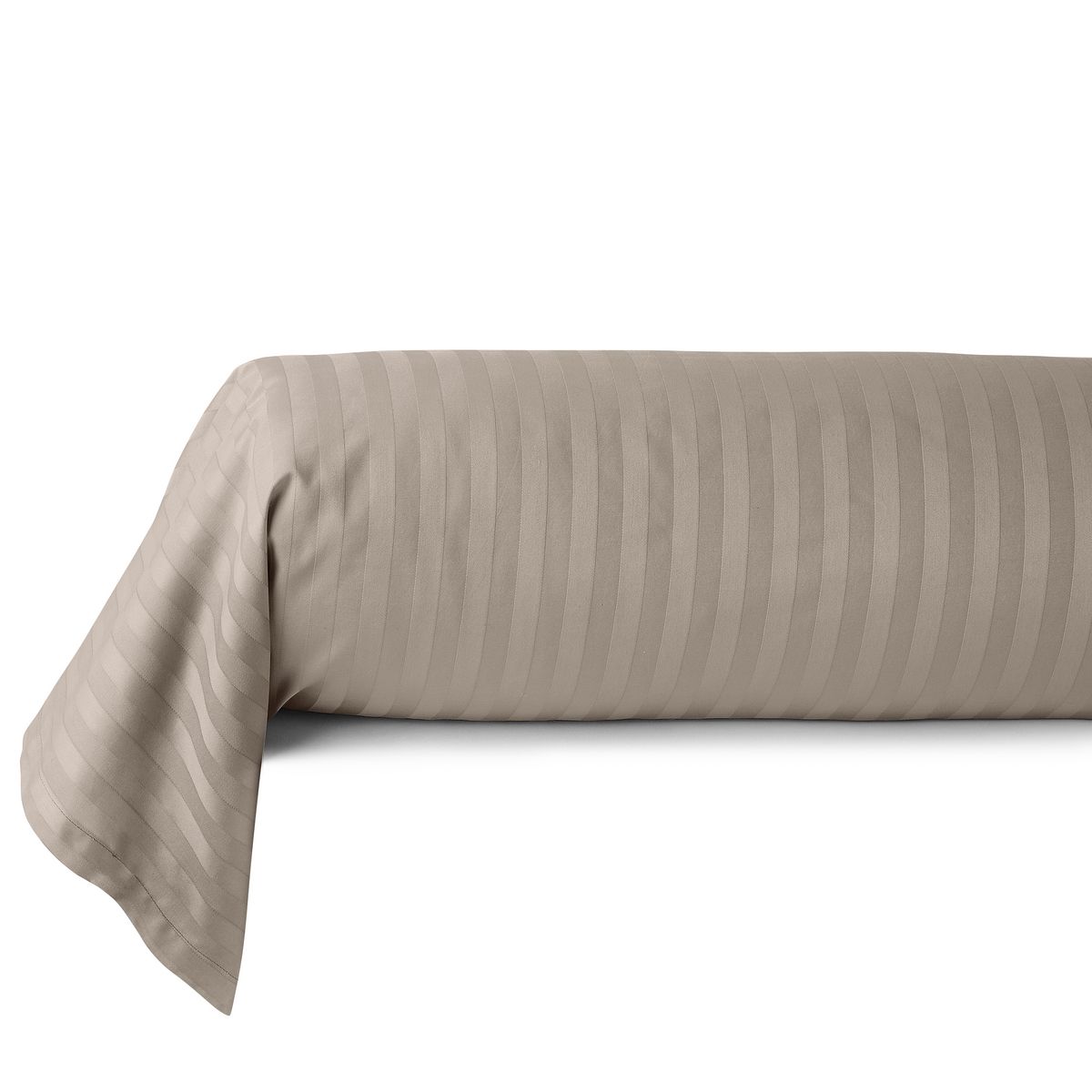 ACTUEL Taie de traversin unie en satin de coton - collection permanente