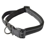 Paris Prix Collier Chien XL Réglable  Expert  90cm Noir