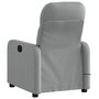 Voir la diapositive 4 : VIDAXL Fauteuil de massage inclinable Gris clair Tissu