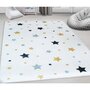 Voir la diapositive 6 : MANI TEXTILE Tapis enfant Etoile 80 x 150 cm - Ecru