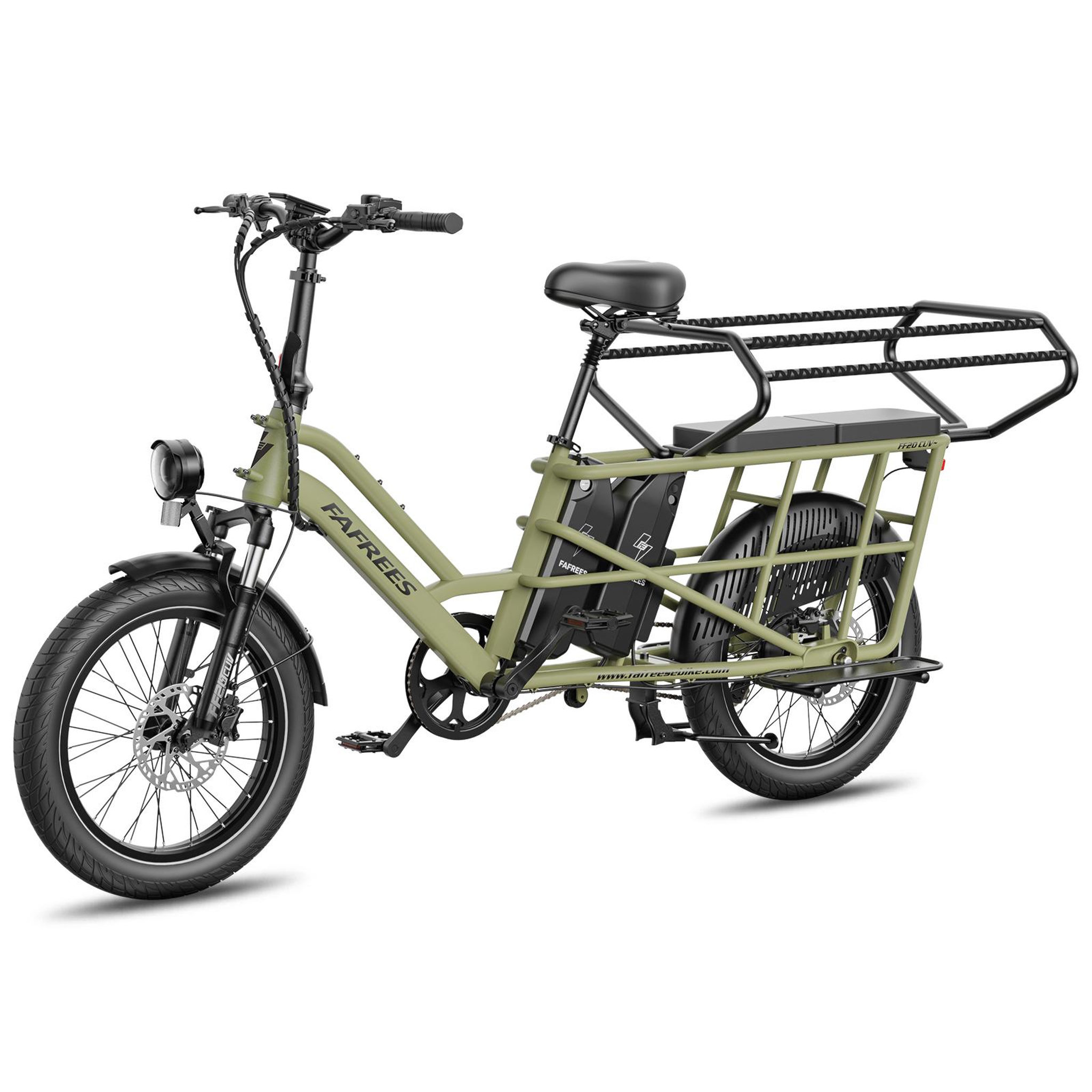 Voir la diapositive 3 : FAFREES Vélo utilitaire électrique fafrees ff20 cuv