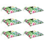 Voir la diapositive 3 : VIDAXL Coussins de chaise lot de 6 multicolore 50x50x7 cm tissu oxford