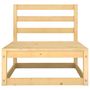 Voir la diapositive 4 : VIDAXL Salon de jardin 2 pcs avec coussins Bois de pin massif