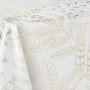 Voir la diapositive 2 : Paris Prix Nappe Imprimée Déco  Belflor  150x240cm Blanc