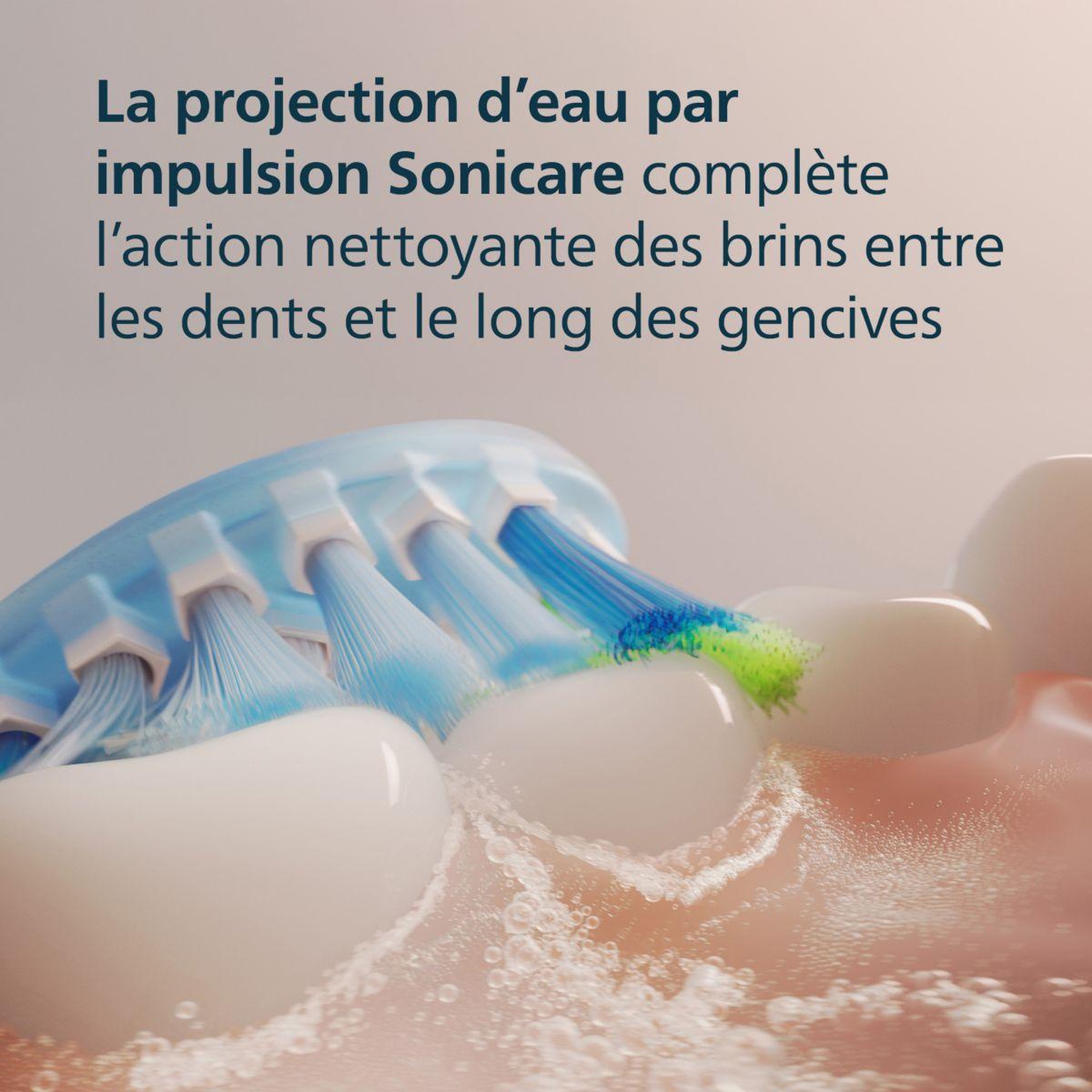 Voir la diapositive 5 : Philips Brossette dentaire Sonicare lot de 5 - HX9045/87 white Premium Plaque Defence C3