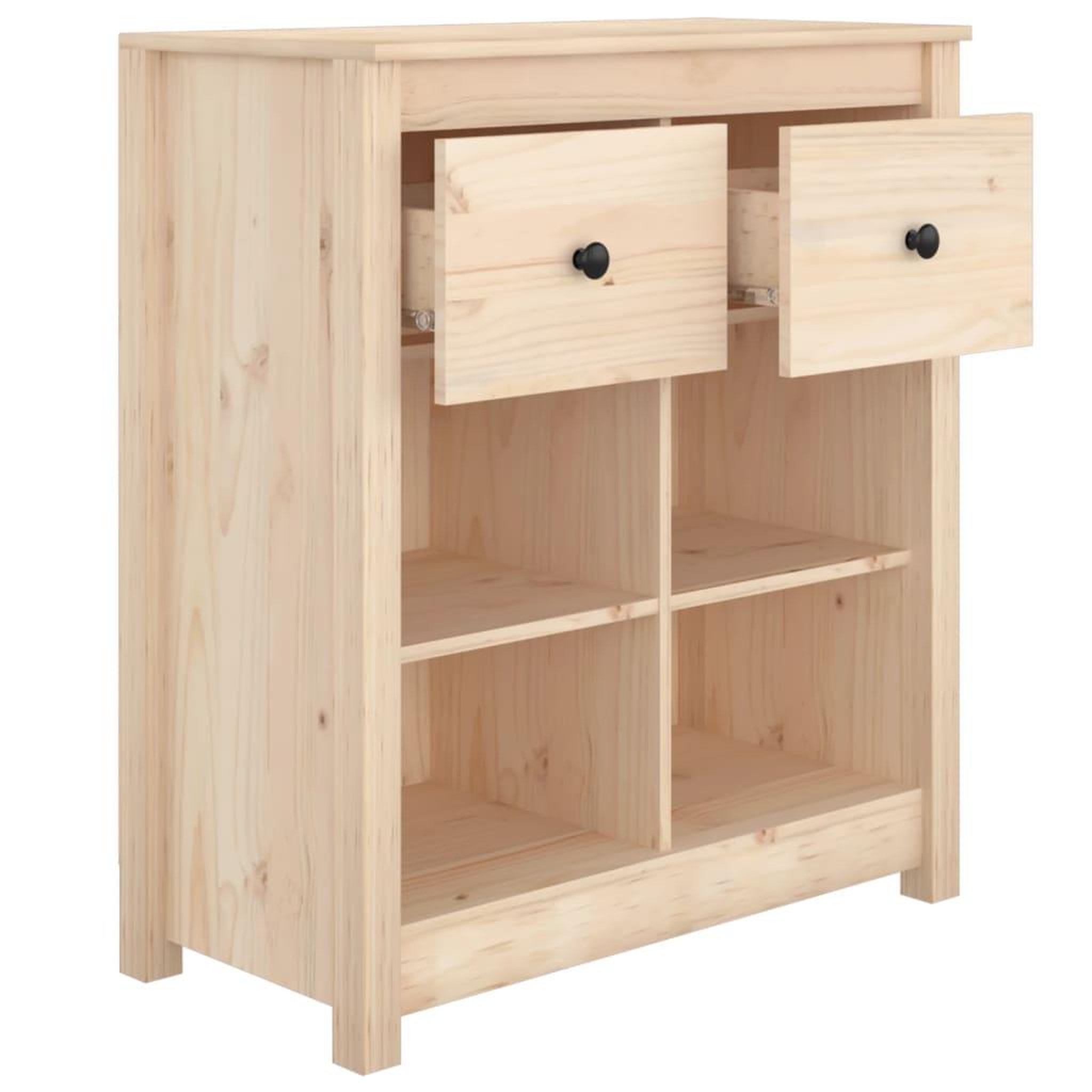 Voir la diapositive 5 : VIDAXL Buffet 70x35x80 cm Bois massif de pin