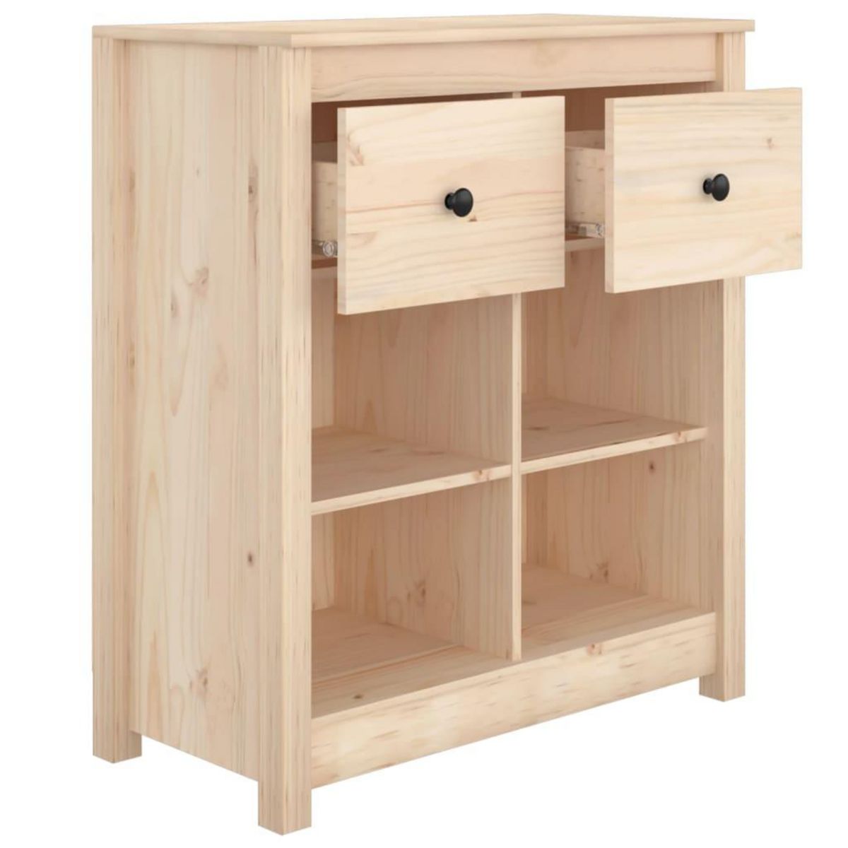 VIDAXL Buffet 70x35x80 cm Bois massif de pin