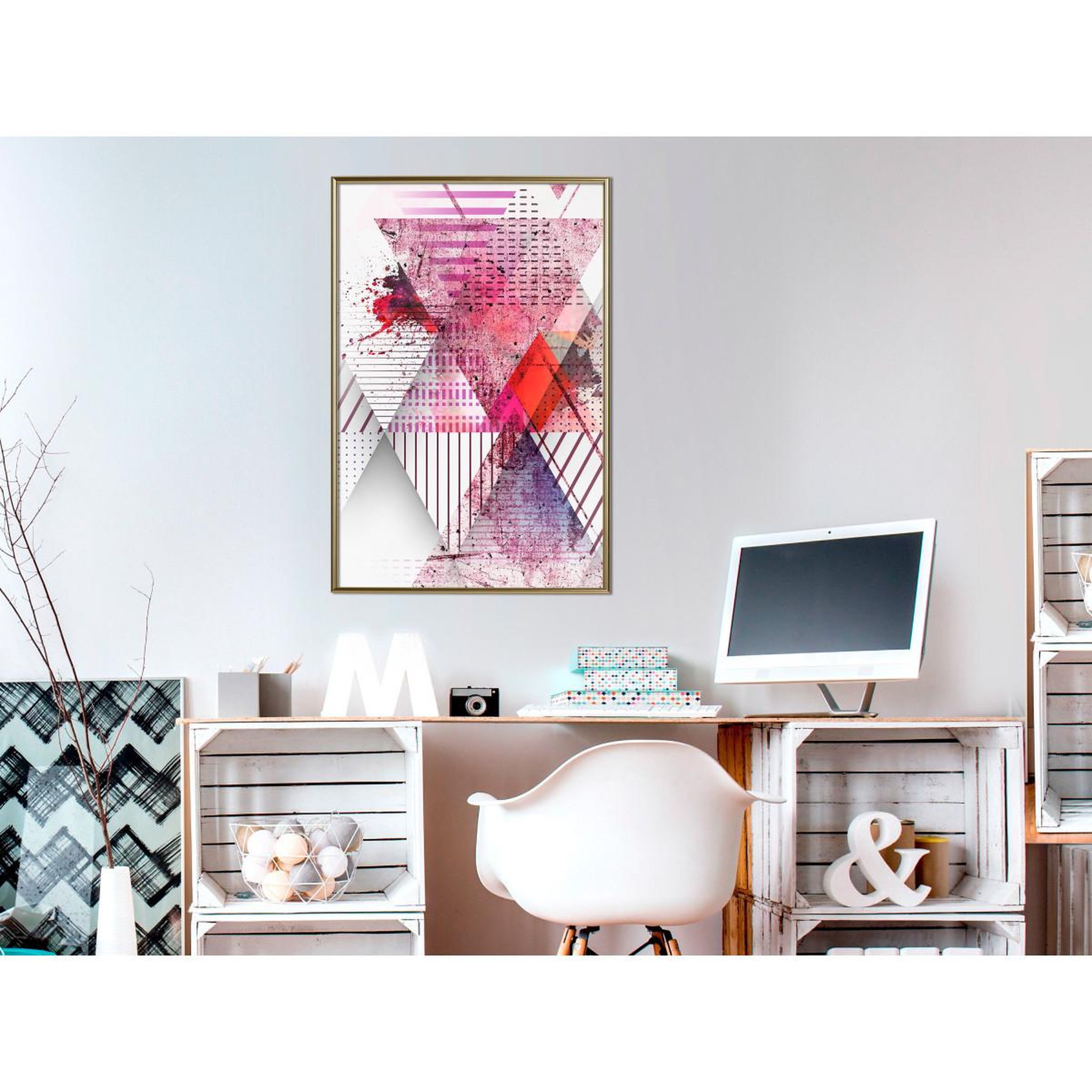 Voir la diapositive 2 : Paris Prix Affiche murale encadrée  patchwork i