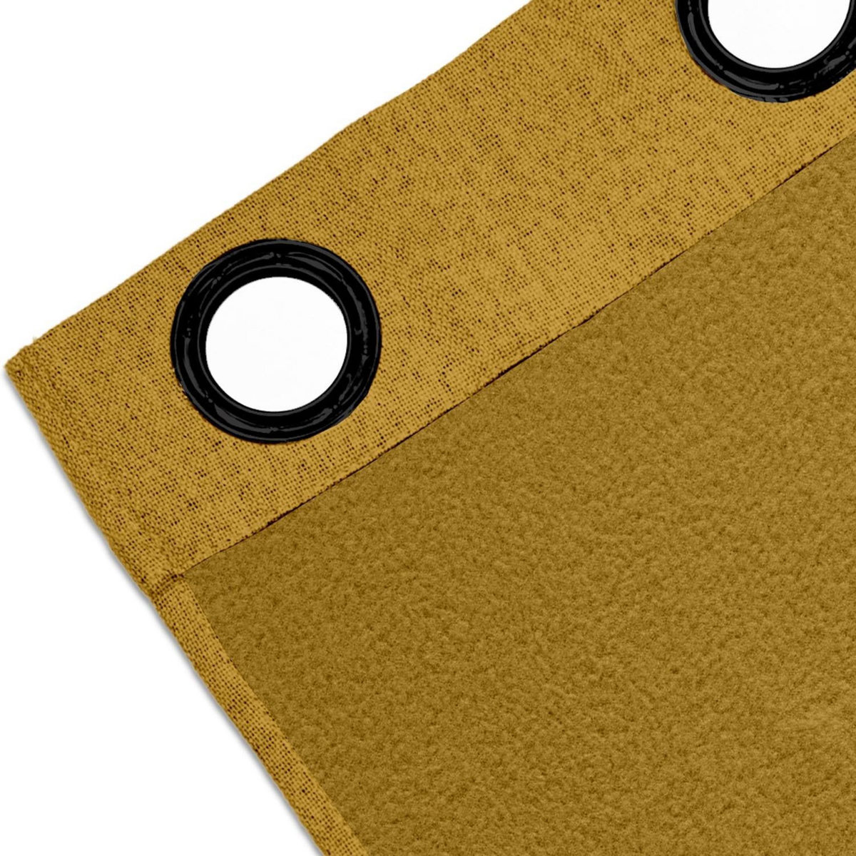 SOLEIL D'OCRE Rideau à oeillets Isolant et 100% Occultant ECLIPSE, par Soleil d'ocre