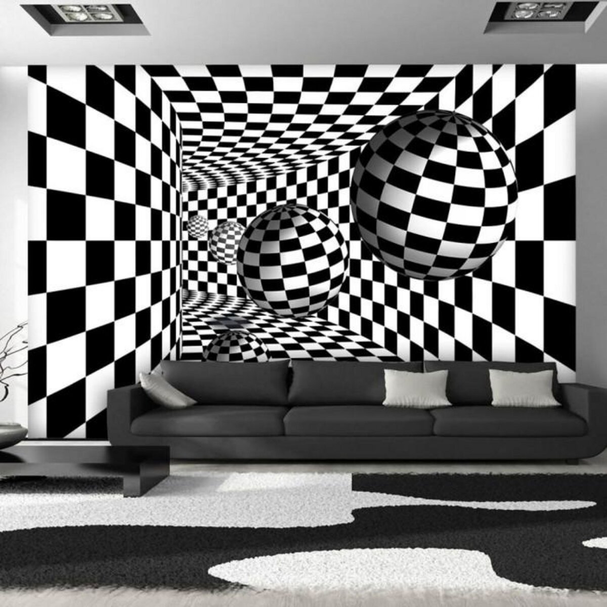 Paris Prix Papier Peint  Black & White Corridor