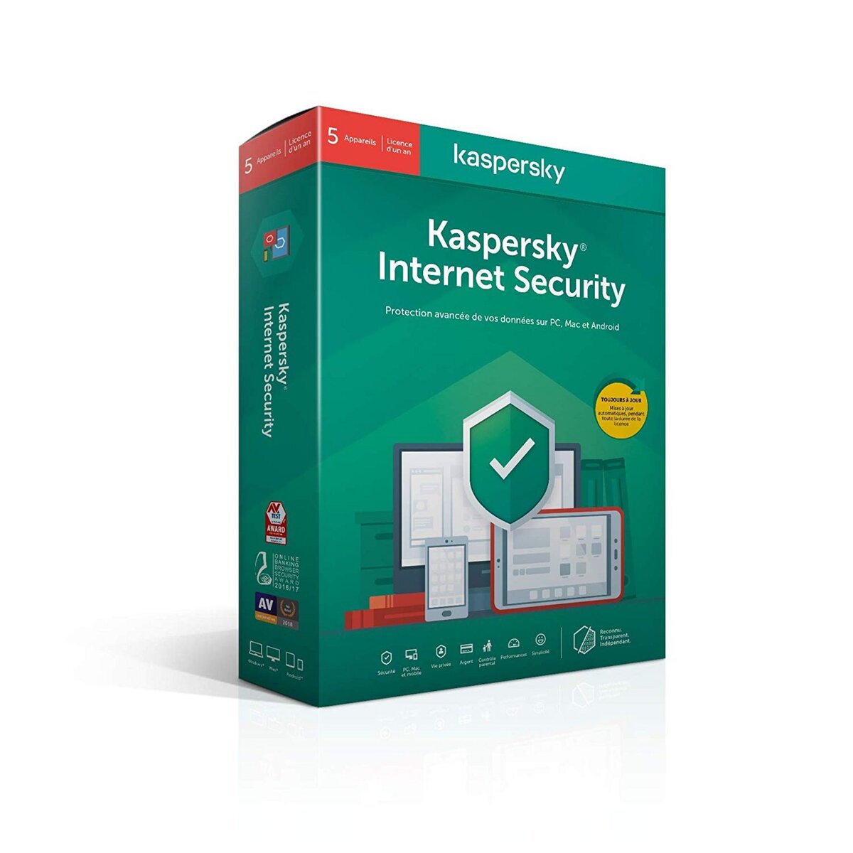 Kaspersky Internet Security 2020 - 5 Postes 1 an