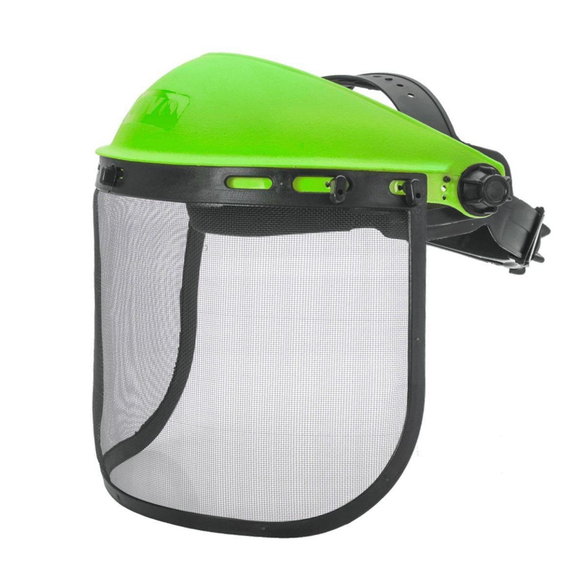 VITO Débroussailleuse Thermique 52cm³ à Roues Lame Ø 255 mm + Casque de sécurité Grillagé VITO