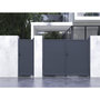 Voir la diapositive 2 : Habitat et Jardin Pack portail + portillon  Marc  - Gris
