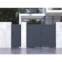 Voir la diapositive 2 : Habitat et Jardin Pack portail + portillon  Marc  - Gris