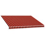 VIDAXL Toile d'auvent Orange et marron 350x250 cm