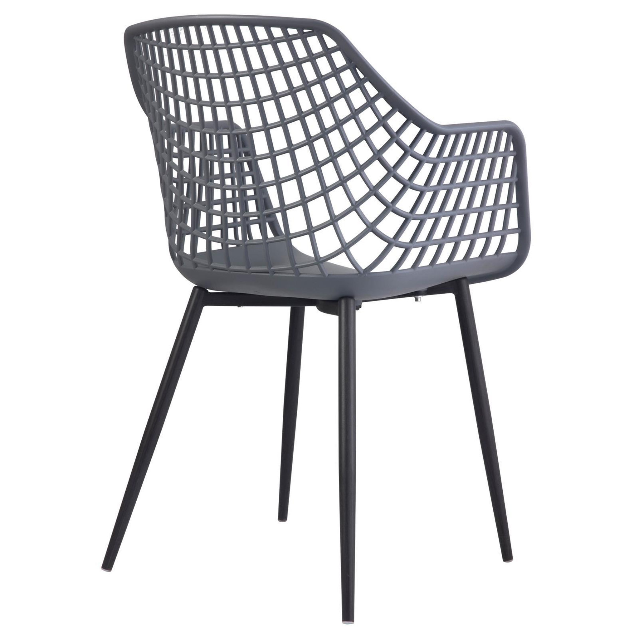 Voir la diapositive 6 : IDIMEX Lot de 4 chaises LUCIA, en plastique