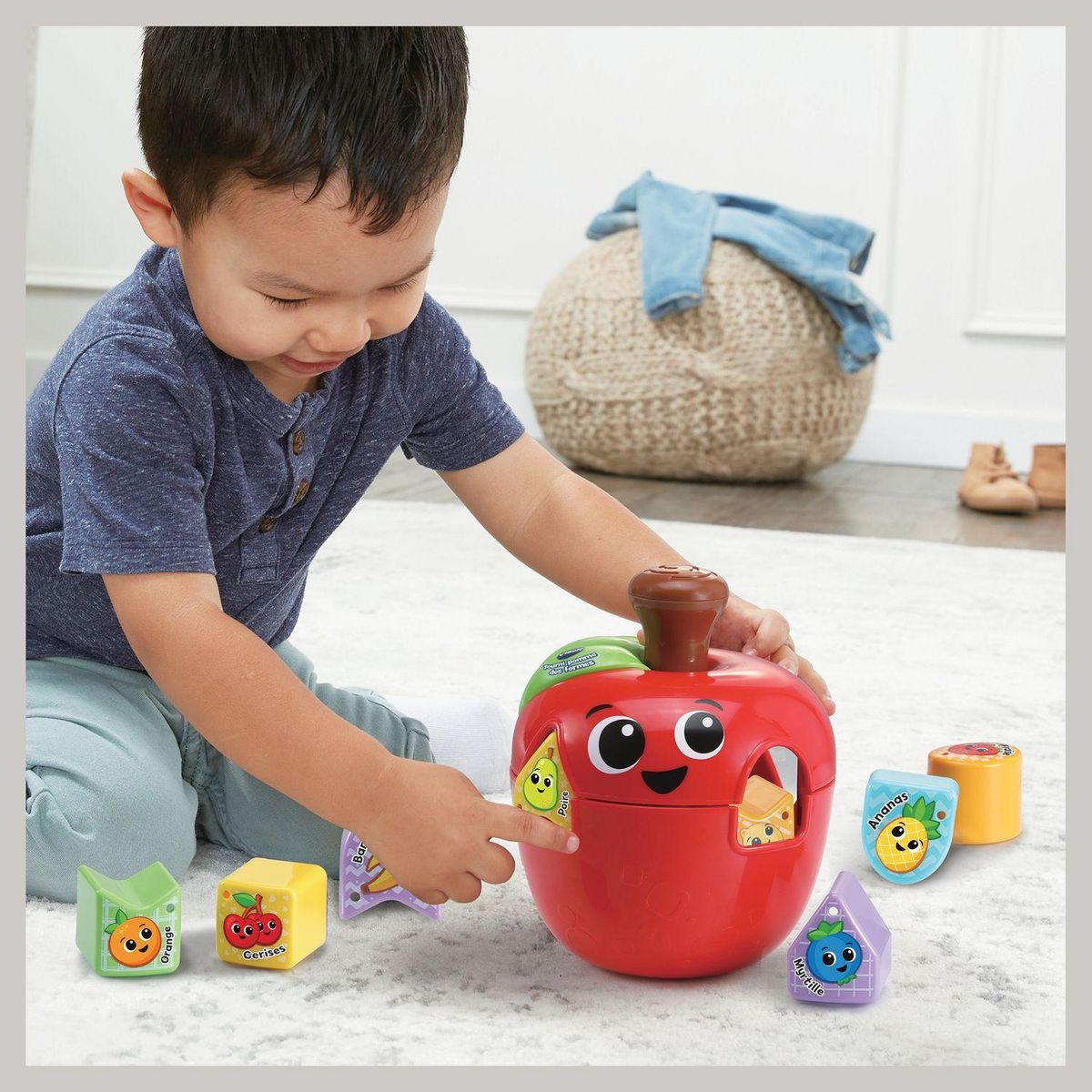 VTECH BABY Tourni pomme des formes (plastique réutilisé)