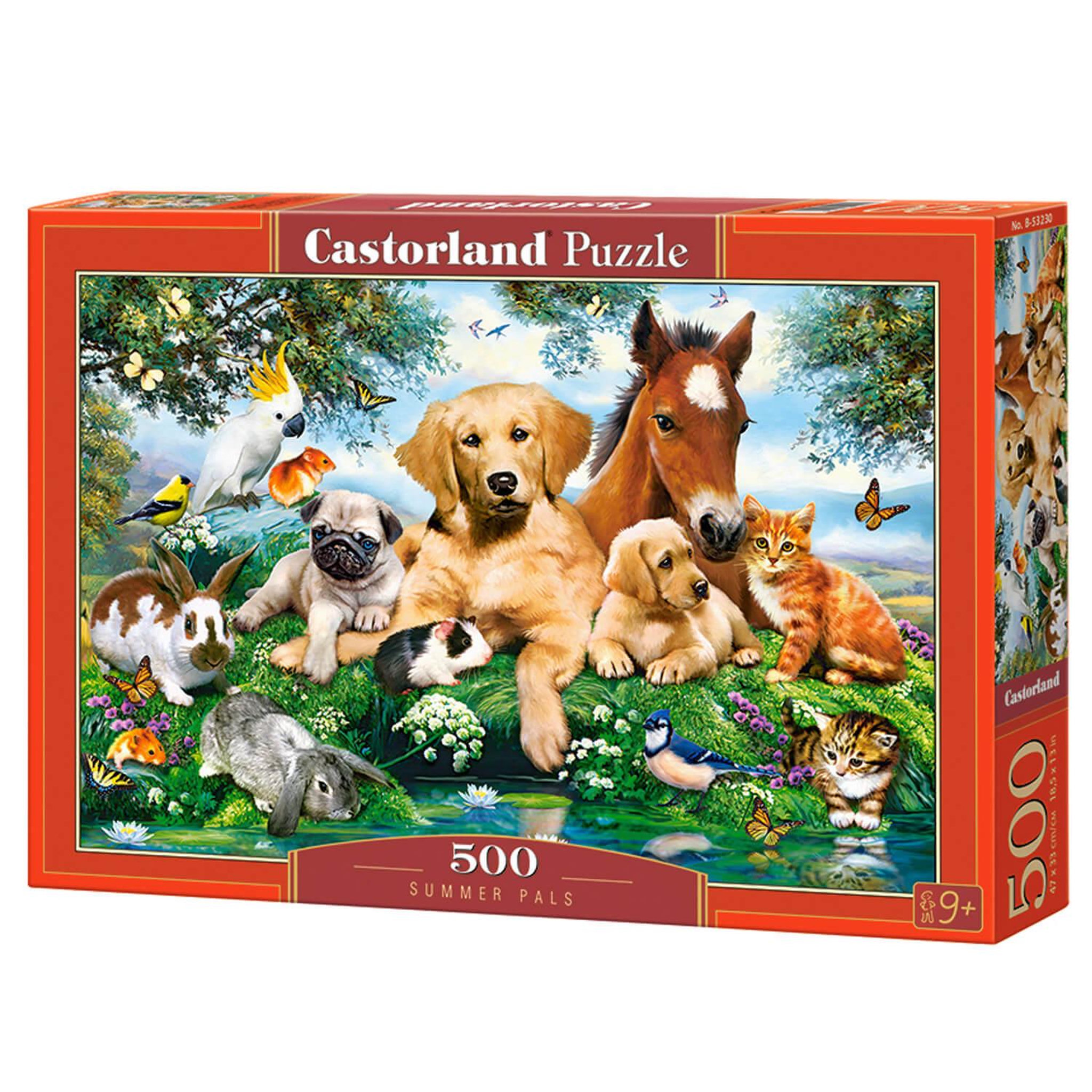 Voir la diapositive 2 : Castorland Puzzle 500 pièces : Copains d'été