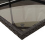 Voir la diapositive 5 : VIDAXL Ensemble a manger de jardin coussins 5pcs Noir Resine tressee