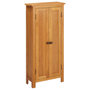 Voir la diapositive 2 : VIDAXL Armoire de rangement 50x22x110 cm Bois de chene massif