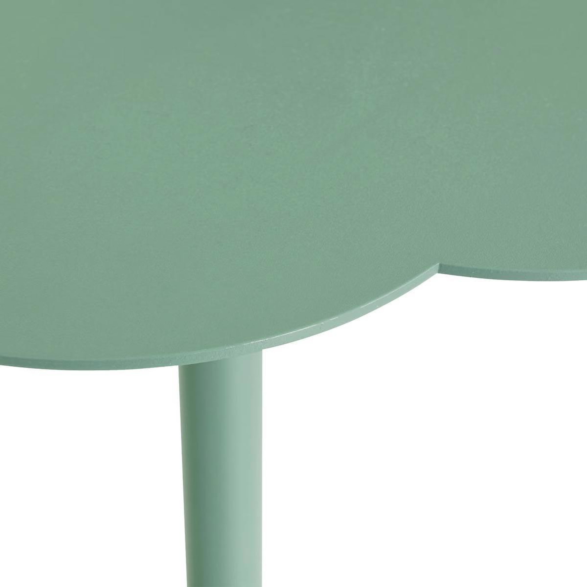 Voir la diapositive 2 : ATMOSPHERA Table d'appoint fleur  fiora  50cm vert olive