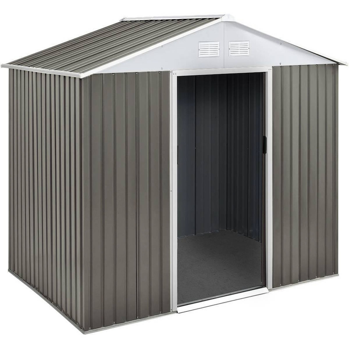 Habitat et Jardin Abri de jardin métal  Dallas  - 2.71 m² - Taupe