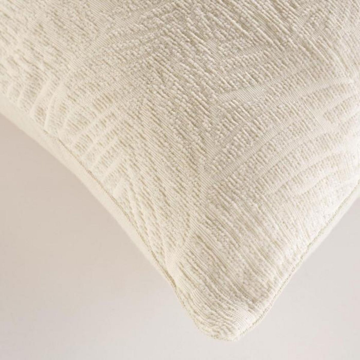 Paris Prix Housse de Coussin Jacquard  Vivo  40x40cm Naturel