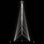 VIDAXL Sapin de Noël a LED 861 LED blanc froid 478 cm