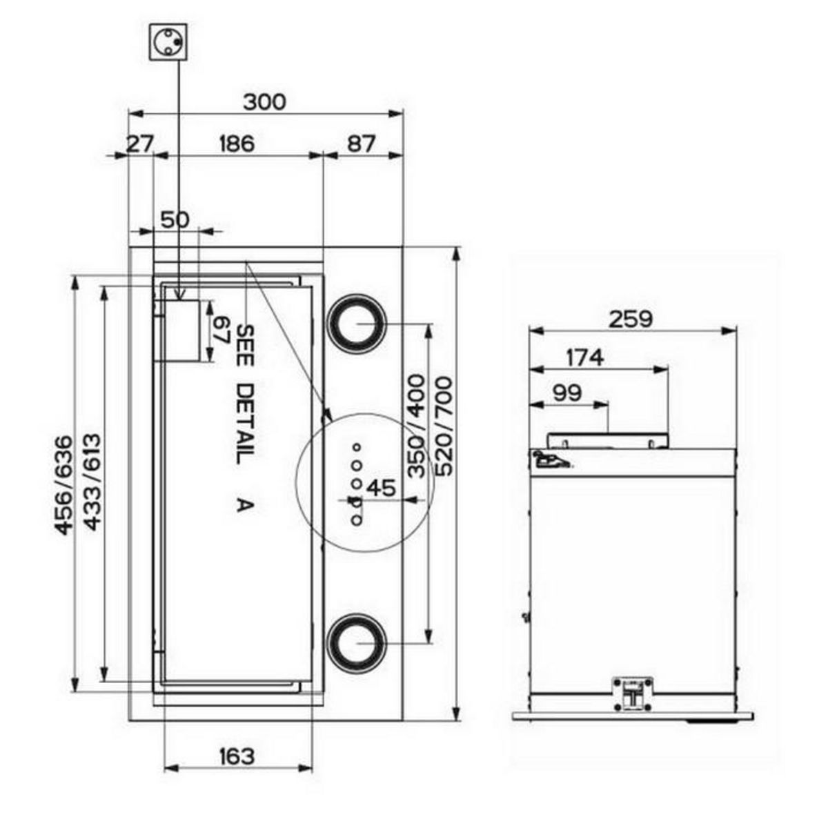 ROBLIN Groupe filtrant 52cm 680m3/h 71db inox - 6668828