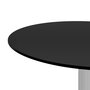 VIDAXL Table basse Noir 40 cm Verre trempe