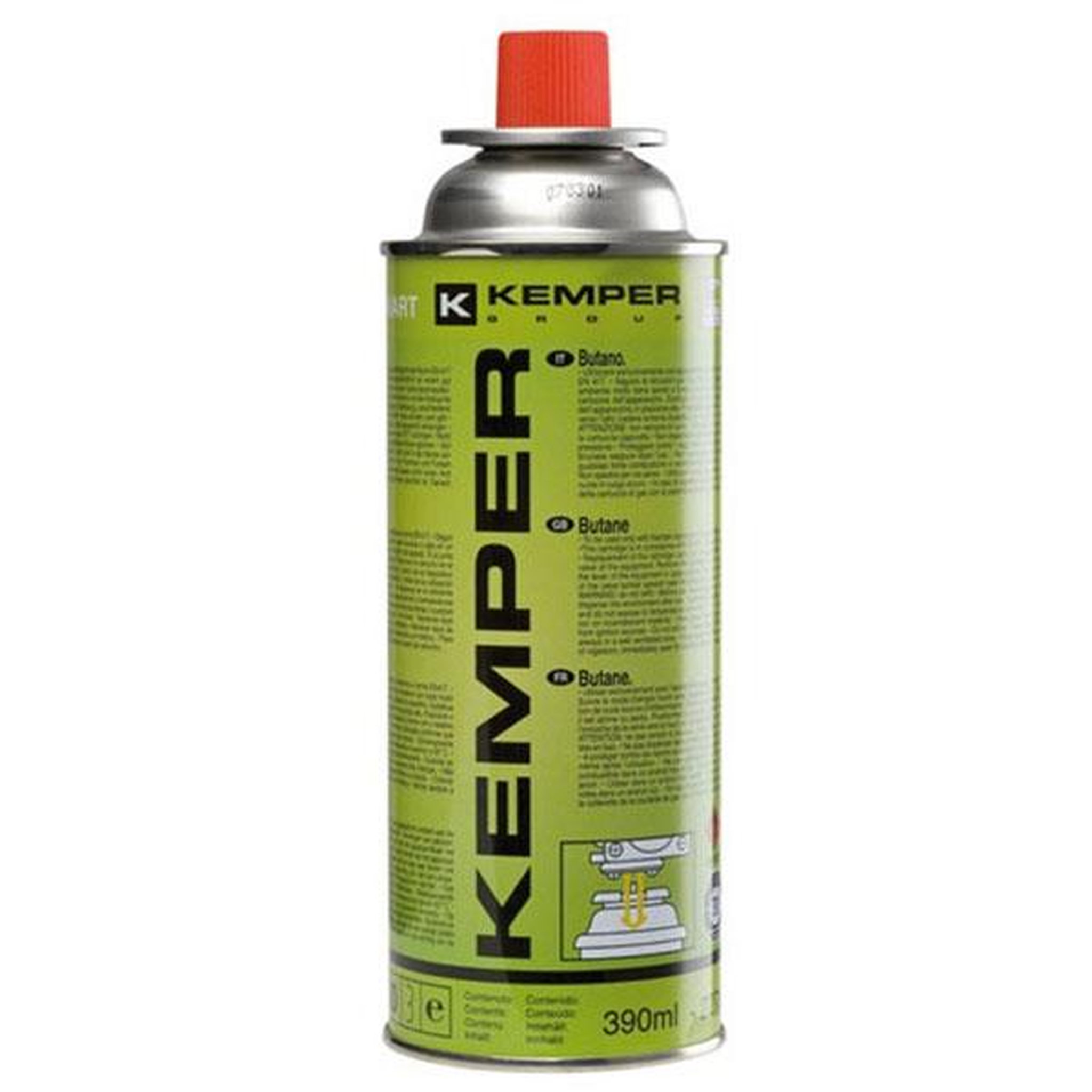 Kemper Cartouche de gaz 390ml pour réchaud smart - 577
